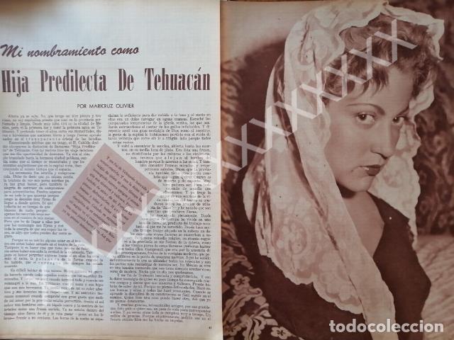 Coleccionismo de carteles: CARTEL ANTIGUO ORIGINAL DE DE MARICRUZ OLIVIER 1959