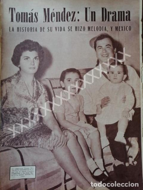 Coleccionismo de carteles: CARTEL ANTIGUO ORIGINAL DE COMPOSITOR TOMAS MENDEZ 1959