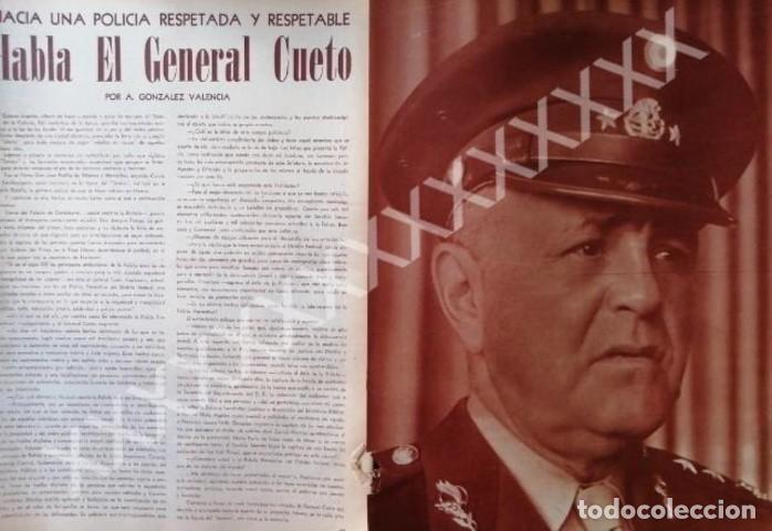 Coleccionismo de carteles: CARTEL ANTIGUO ORIGINAL DE . GENERAL. LUIS CUETO RAMIREZ 1959