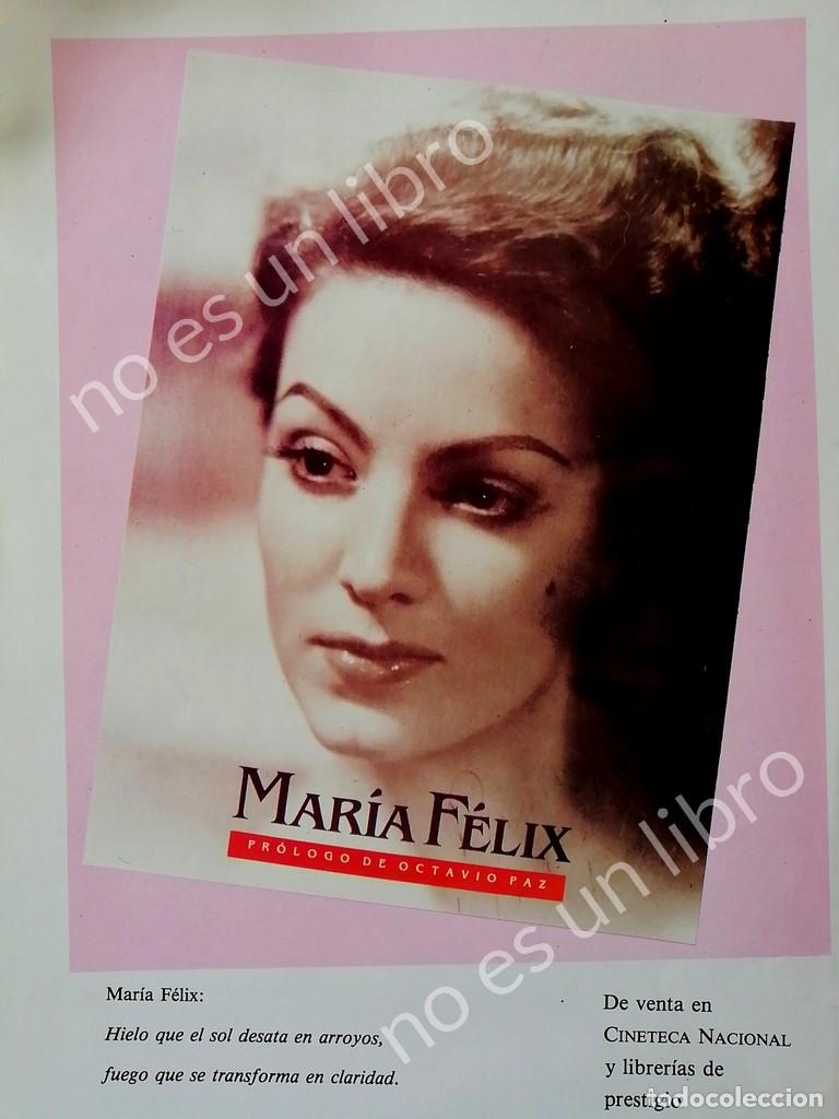 Coleccionismo de carteles: CARTEL ANTIGUO ORIGINAL DE . MARIA FELIX PRESENTA SU LIBRO 1992