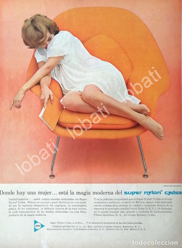 Collectionnisme d'affiches: CARTEL ANTIGUO ORIGINAL DE CYDSA, CELULOSA Y DERIVADOS S.A /404 Monterrey