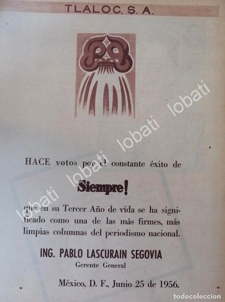 Collectionnisme d'affiches: CARTEL ANTIGUO ORIGINAL DE . PABLO LASCURAIN SEGOBIA 1956