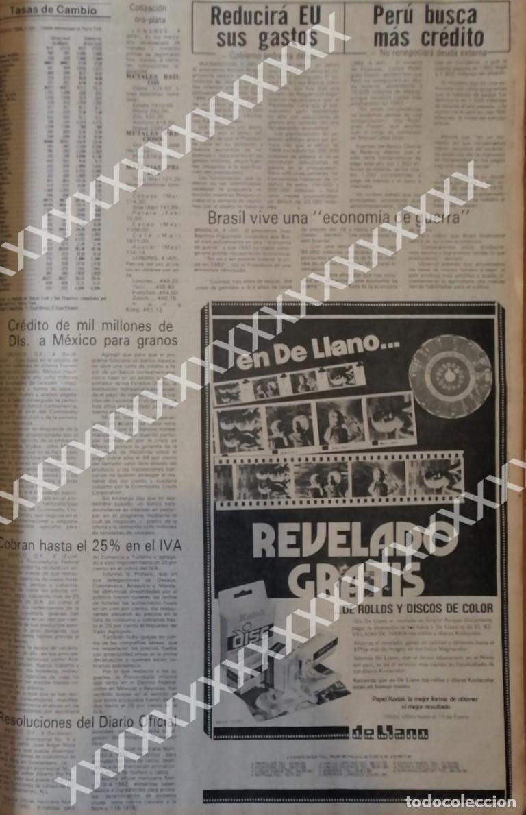 Collectionnisme d'affiches: CARTEL ANTIGUO ORIGINAL DE TIENDAS DELLANO 1983 MONTERREY 4