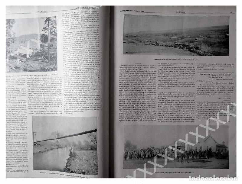 Collectionnisme d'affiches: CARTEL ANTIGUO ORIGINAL DE 1897 COLONIAS MORMONAS EN CHIHUAHUA