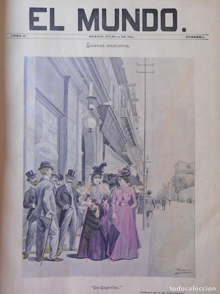 Collectionnisme d'affiches: PORTADA ANTIGUA ORIGINAL 1897 DE JOSE Ma VILLASANA. LOS LAGARTIJOS