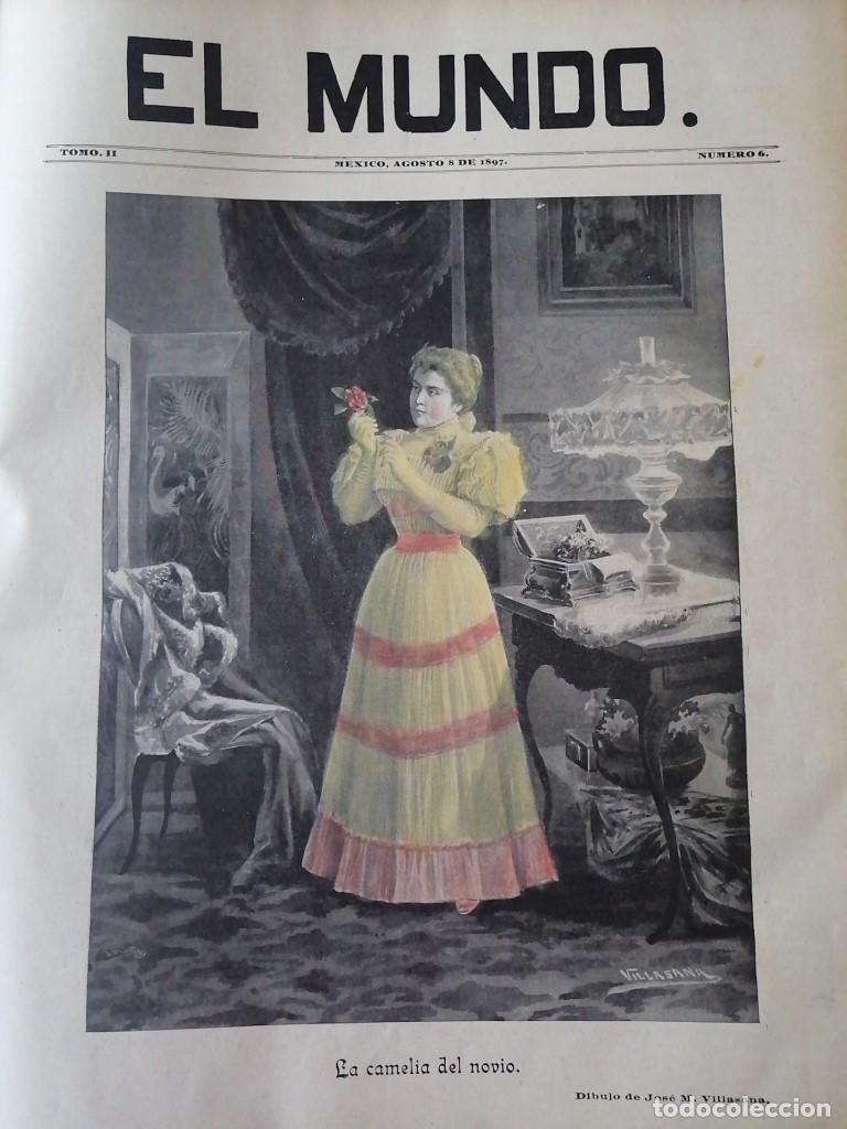 Collectionnisme d'affiches: PORTADA ANTIGUA ORIGINAL 1897 DE JOSE Ma VILLASANA. LA CAMELIA