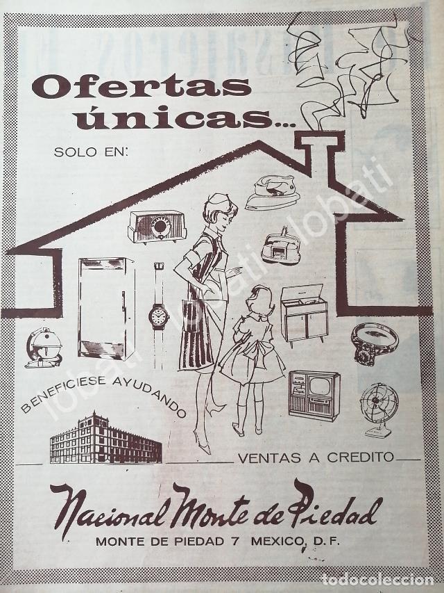 Collectionnisme d'affiches: CARTEL ANTIGUO ORIGINAL DE NACIONAL MONTE DE PIEDAD 1966 1966 /422