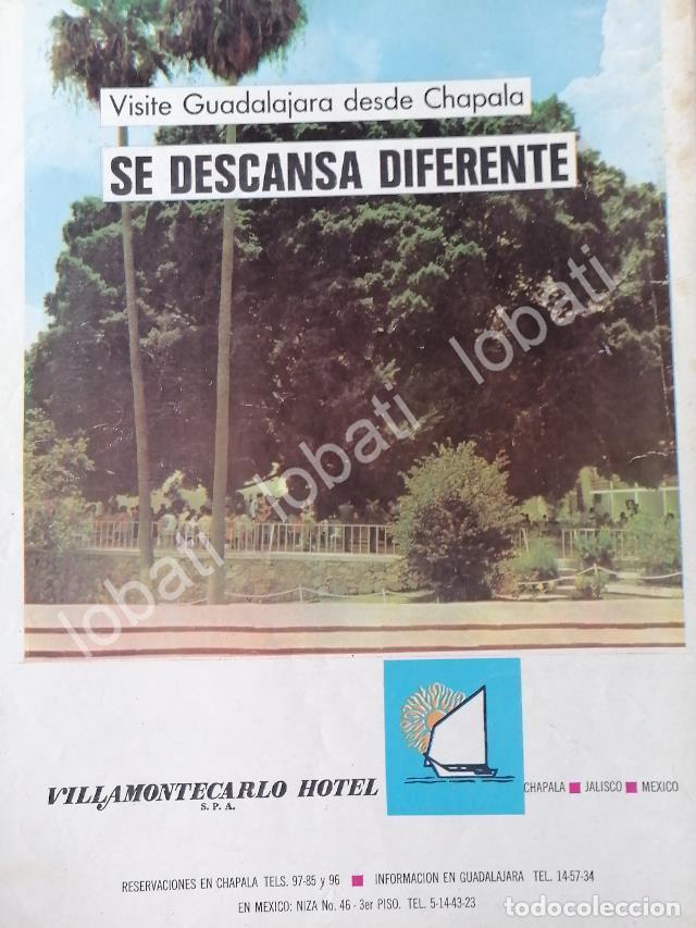 Colecionismo de cartazes: CARTEL ANTIGUO ORIGINAL DE HOTEL VILLA MONTECARLO, GUADALAJARA 1970 /426