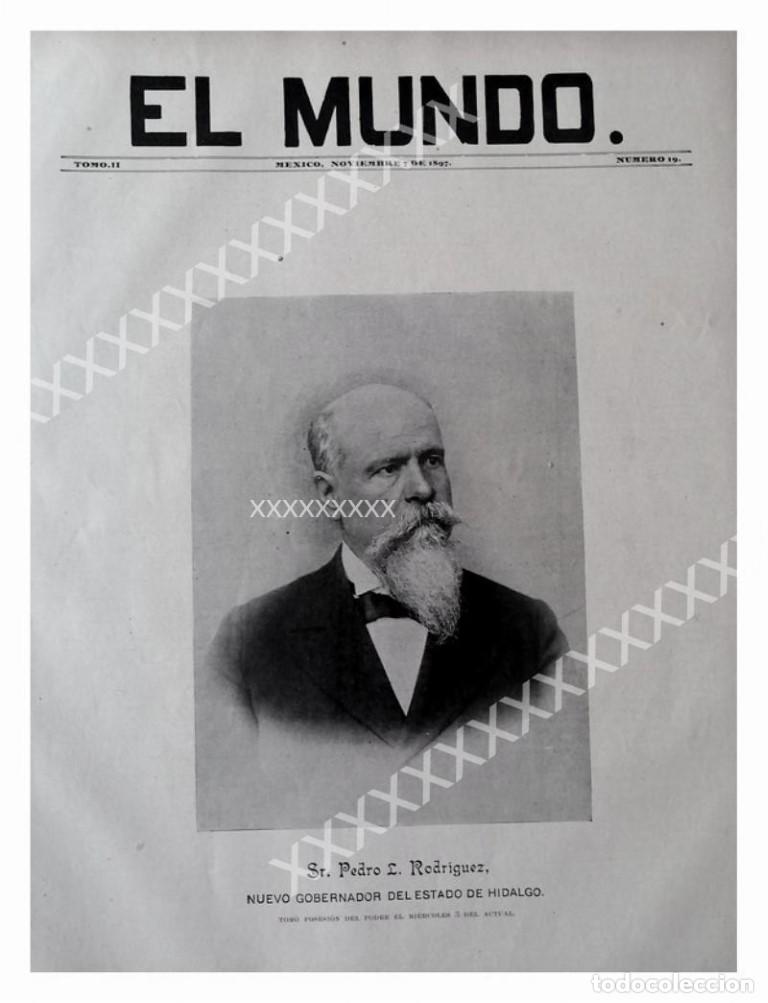 Colecionismo de cartazes: PORTADA ANTIGUA ORIGINAL 1897 PEDRO LADISLAO RODRIGUEZ.