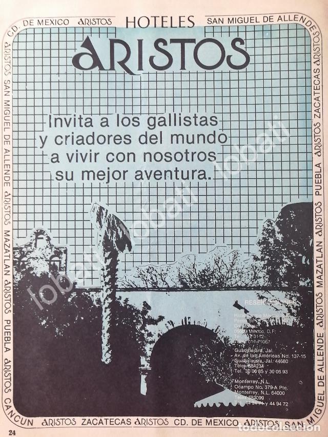 Sammeln von Plakaten: CARTEL ANTIGUO ORIGINAL DE HOTEL ARISTOS 1978 /447