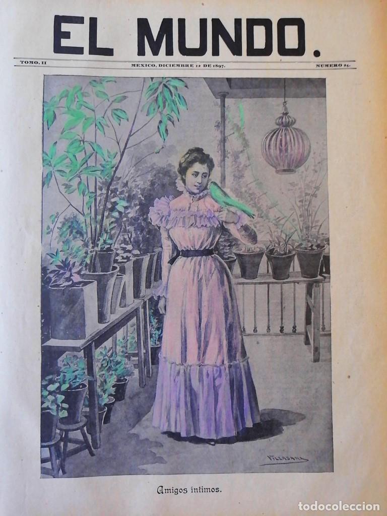 Sammeln von Plakaten: PORTADA ANTIGUA ORIGINAL 1897. JOSE Ma. VILLASANA, AMIGOS /54