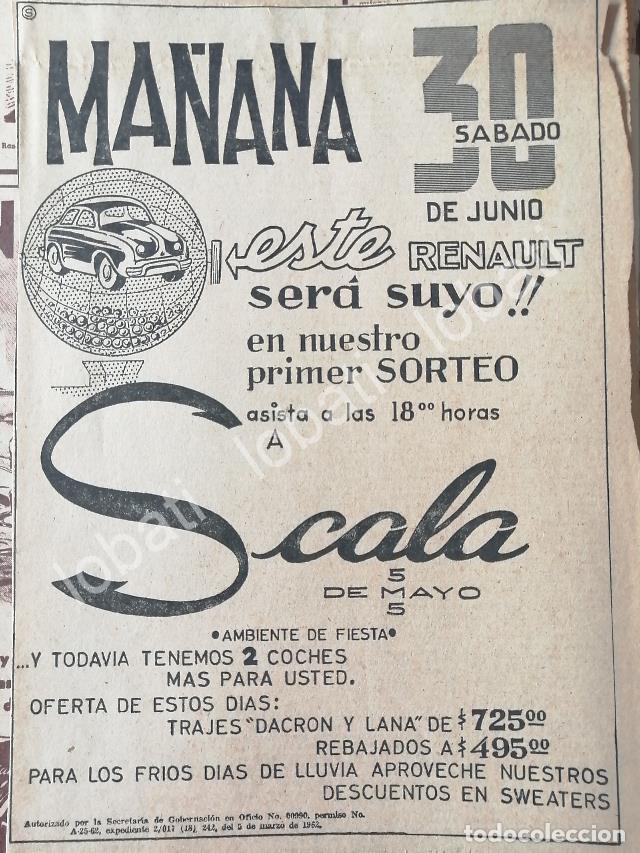 Sammeln von Plakaten: CARTEL ANTIGUO ORIGINAL DE TIENDA BOUTIQUE SCALA 1962 PUEBLA /459