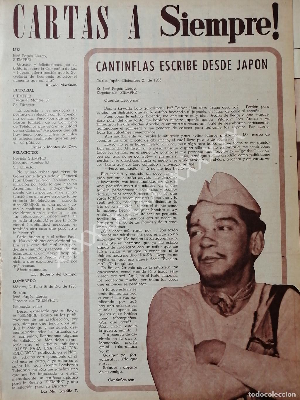 Coleccionismo de carteles: CARTEL ANTIGUO ORIGINAL DE CARTA DE CANTINFLAS 1955