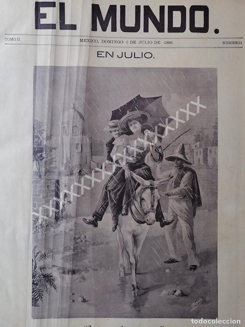 Sammeln von Plakaten: PORTADA ANTIGUA ORIGINAL 1896 DE CARLOS ALCALDE / TEMPESTAD