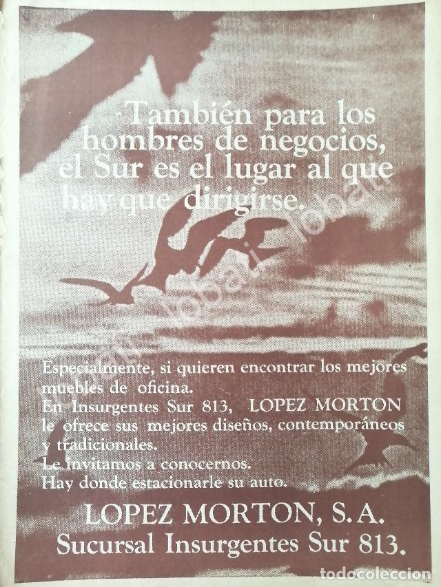 Sammeln von Plakaten: CARTEL ANTIGUO ORIGINAL DE MUEBLERIA LOPEZ MORTON 1965 /475