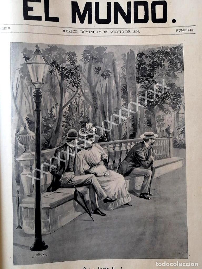 Sammeln von Plakaten: PORTADA ANTIGUA ORIGINAL 1896 DE CARLOS ALCALDE, ALAMEDA