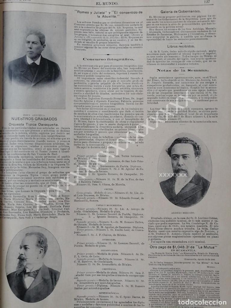 Sammeln von Plakaten: CARTEL ANTIGUO. ARISTEO MERCADO Y OTROS 1896