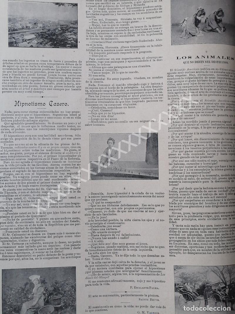 Collectionnisme d'affiches: NOTA PRENSA ANTIGUA 1896. CORBETA ZARAGOZA EN JAPON