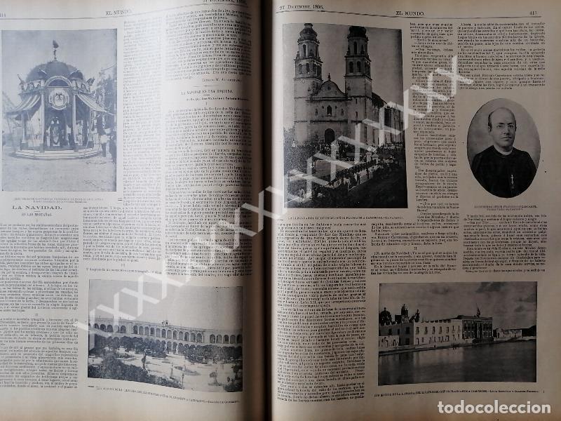 Collectionnisme d'affiches: NOTA DE PRENSA 1896 LLEGA OBISPO. FRANCISCO PLANCARTE