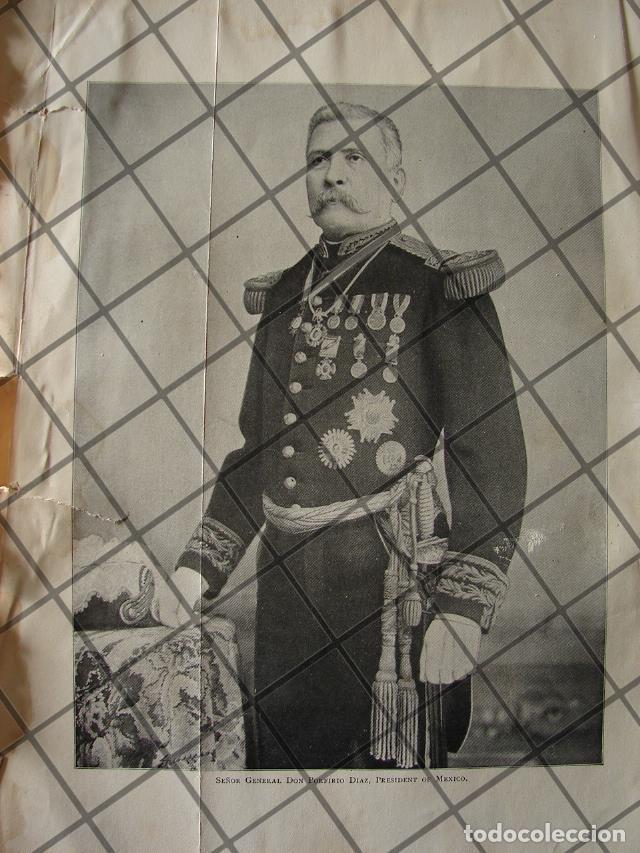 Sammeln von Plakaten: CARTEL ANTIGUO ORIGINAL DE RESE&Ntilde;A DE LA MODA DE 1897 TRAJES DE RECEPCION