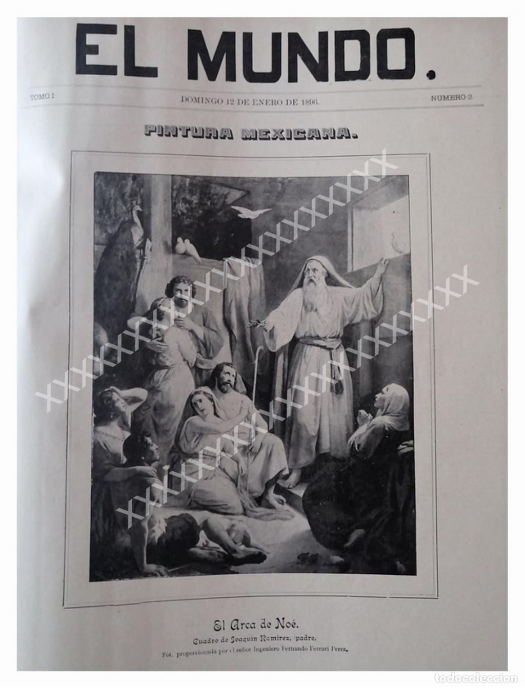 Sammeln von Plakaten: PORTADA ANTIGUA DE JOAQUIN RAMIREZ SR. 1896