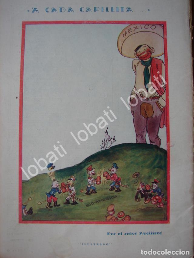 Collectionnisme d'affiches: CARICATURA ANTIGUA POR: ANDRES AUDIFFRED, MEXICO Y SUDAMERICA