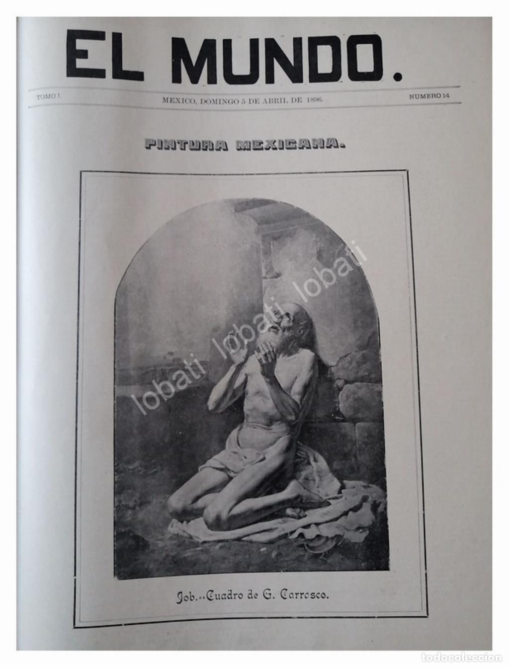 Collectionnisme d'affiches: PORTADA ANTIGUA 1896 DE GONZALO CARRASCO. ARTE SACRO