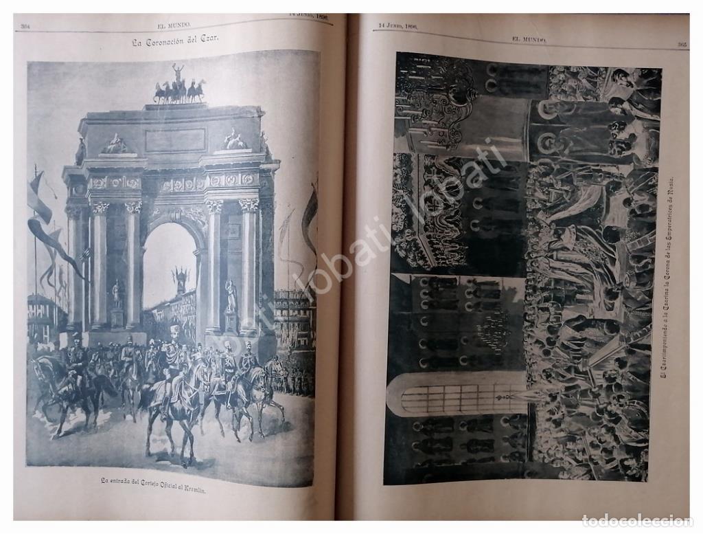 Sammeln von Plakaten: NOTA ANTIGUA 1896 CORONACION DE NICOLAS ROMANOV II