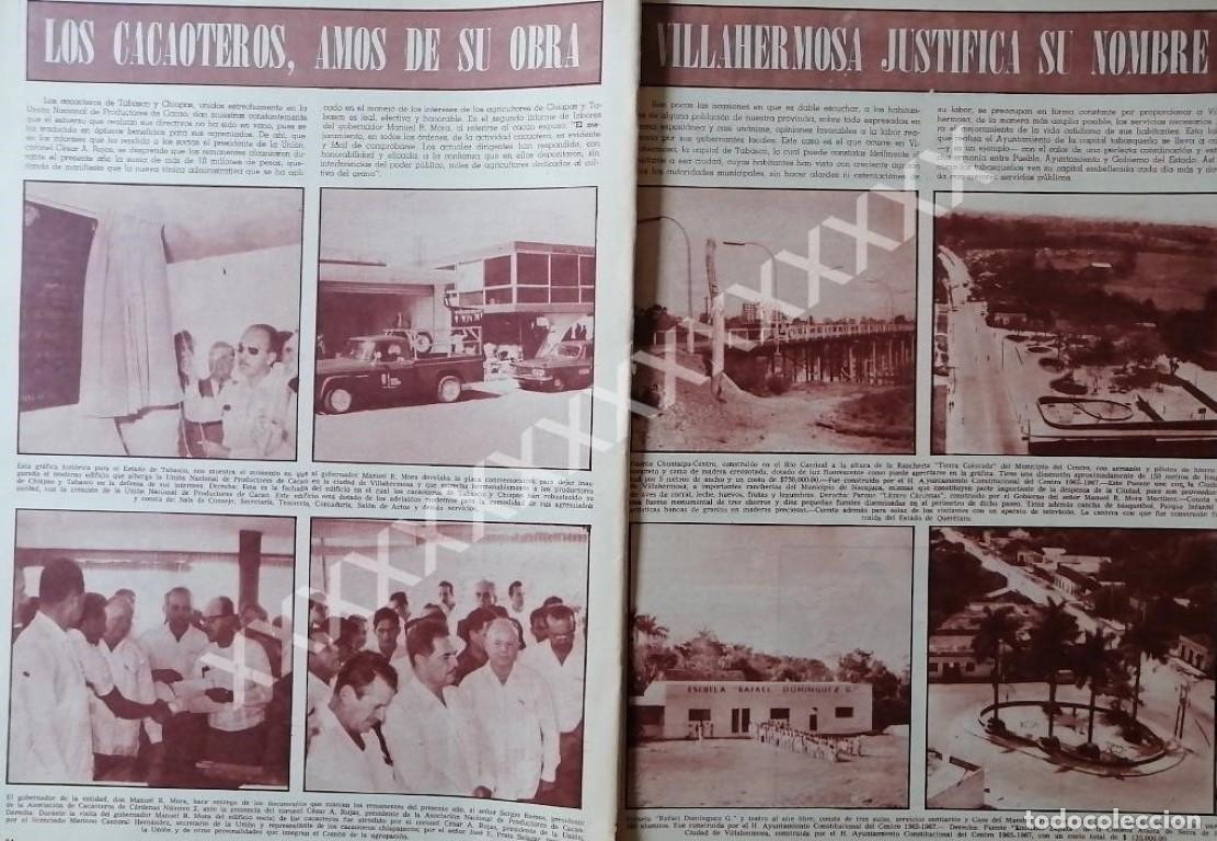 Sammeln von Plakaten: NOTA PRENSA ANTIGUA 1967 CACAOTEROS DE TABASCO