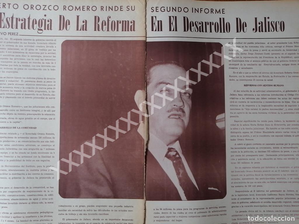 Sammeln von Plakaten: CARTEL ANTIGUO ALBERTO OROZCO ROMERO, 2DO INFORME 1973 /PLT