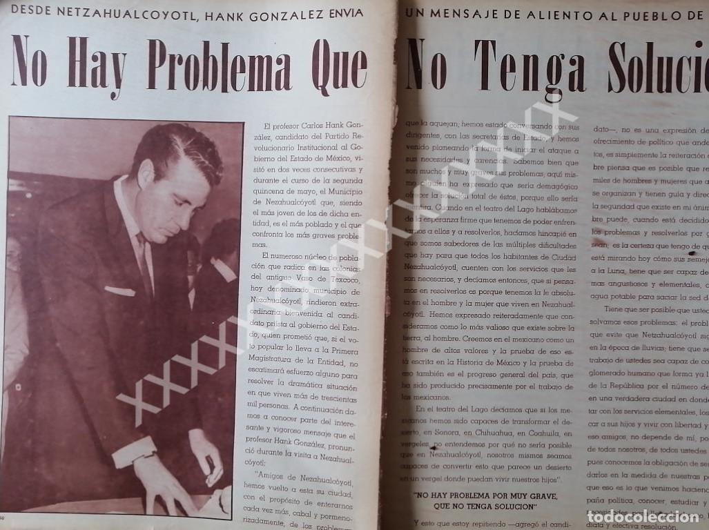 Sammeln von Plakaten: CARTEL ANTIGUO CARLOS HANK GONZALEZ 1969 /PLT