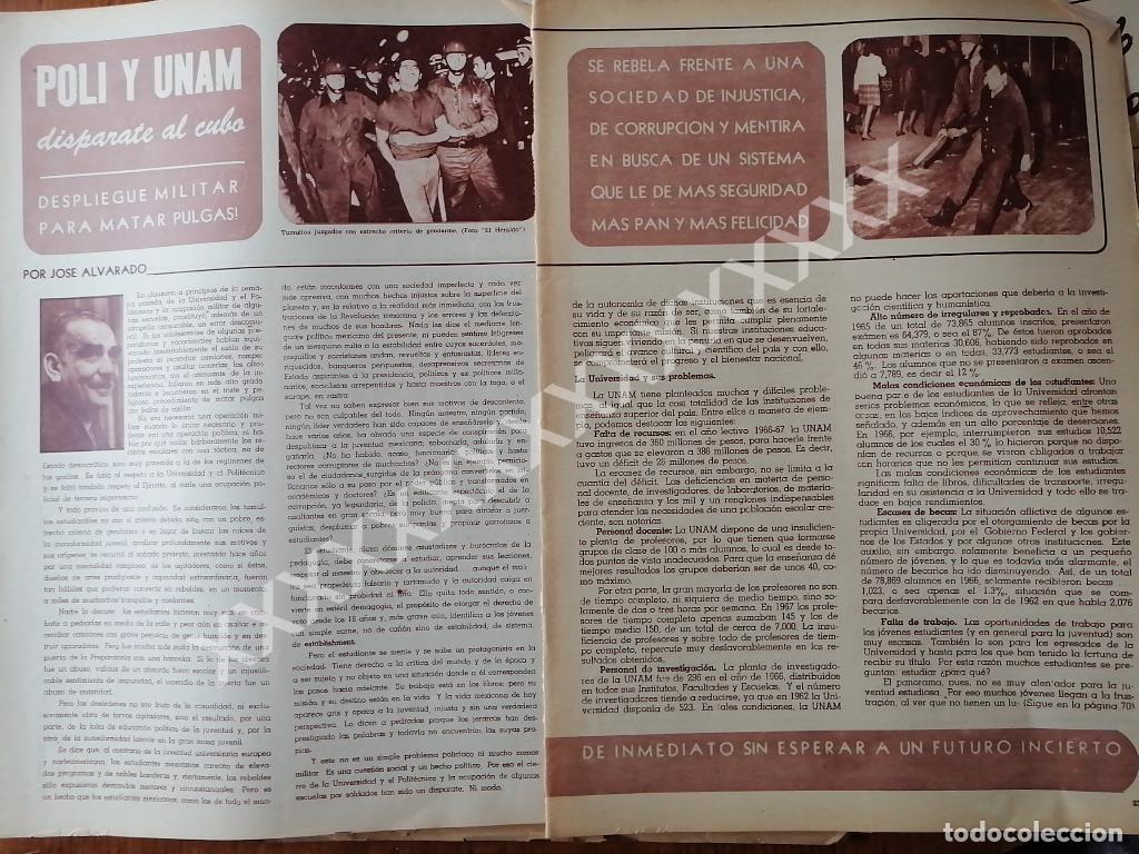 Sammeln von Plakaten: CARTEL ANTIGUO. CONFLICTO ESTUDIANTIL AGOSTO 1968