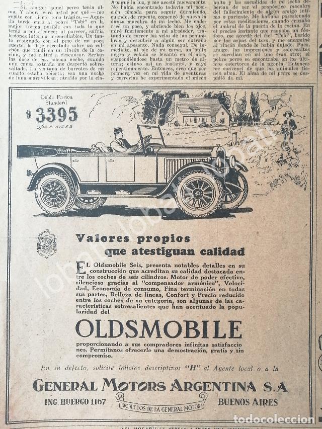 Sammeln von Plakaten: CARTEL ANTIGUO ORIGINAL DE DE AUTOS GM OLDSMOBILE 1925 /594