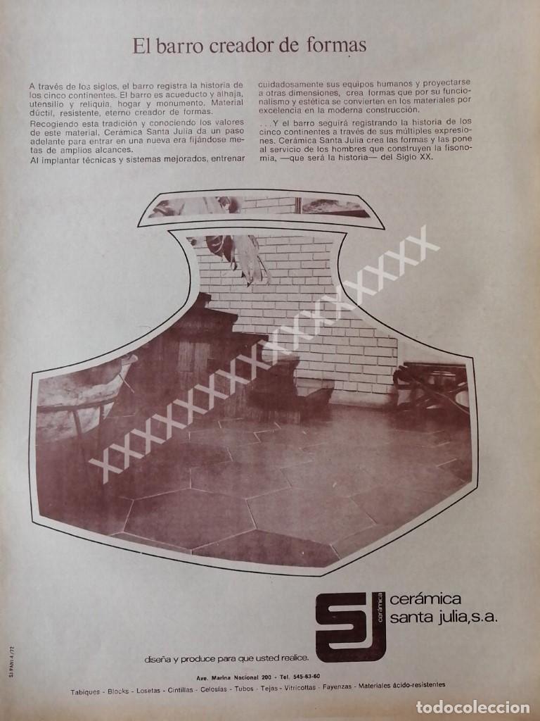 Sammeln von Plakaten: CARTEL ANTIGUO CERAMICA SANTA JULIA S.A 1972 /824