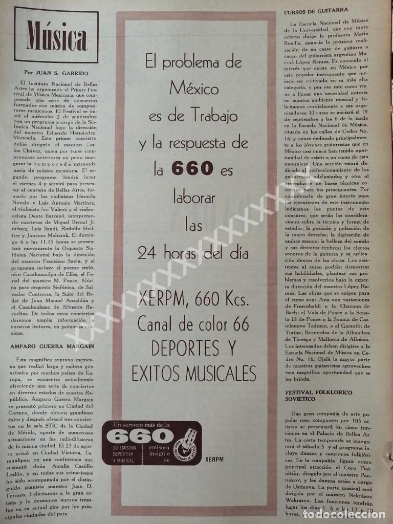 Collectionnisme d'affiches: CARTEL ANTIGUO RADIO DIFUSORA XERPM 1959 /103