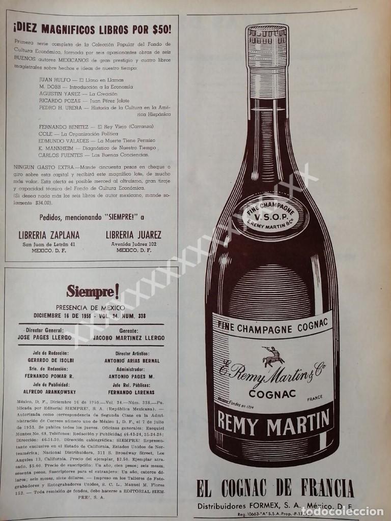 Collectionnisme d'affiches: CARTEL ANTIGUO ORIGINAL COG-NA-C REMI MARTIN 1958 ETC