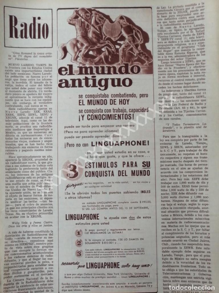 Collectionnisme d'affiches: CARTEL ANTIGUO EL METODO LINGUAPHONE 1959