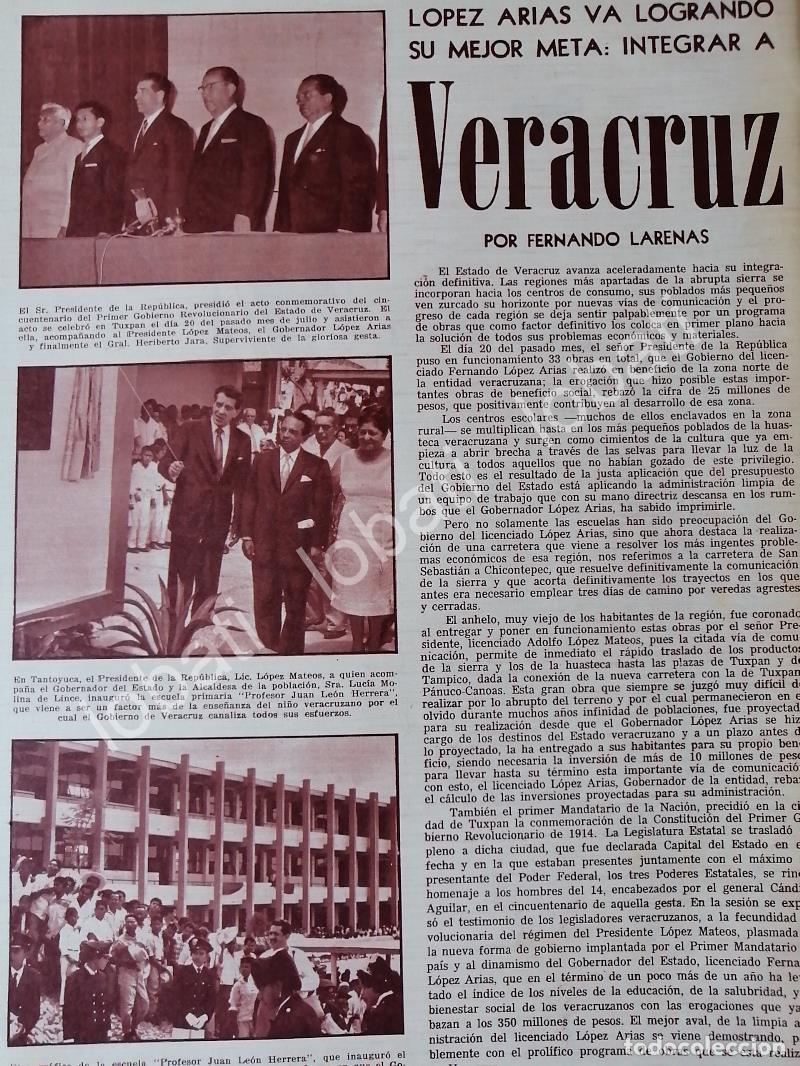 Collectionnisme d'affiches: CARTEL ANTIGUO. FERNANDO LOPEZ ARIAS Y LOPEZ MATEOS 1964 /PLT