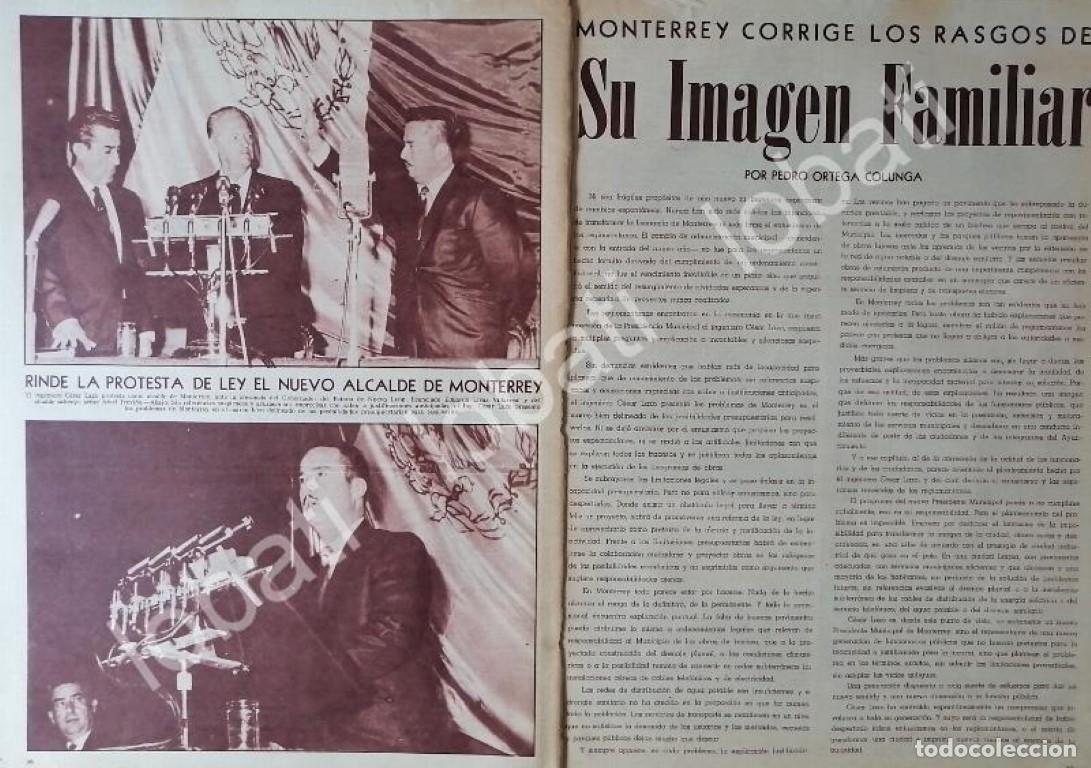 Collectionnisme d'affiches: NOTA DE PRENSA. CESAR LAZO TOMA POSESION EN MONTERREY 1967 /PLT