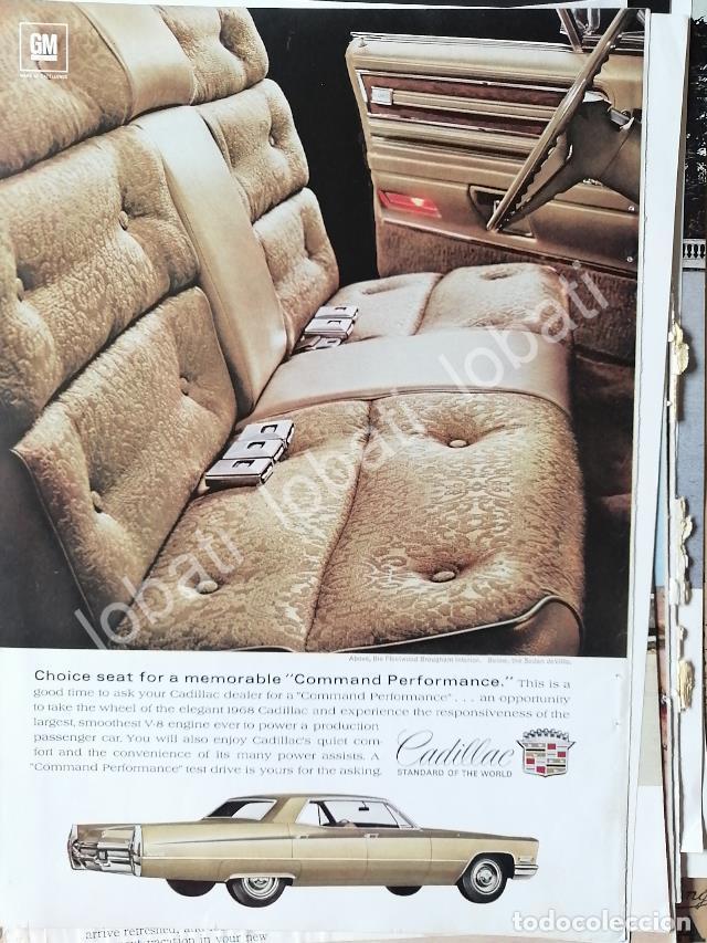 Collectionnisme d'affiches: CARTEL ANTIGUO ORIGINAL DE AUTOS CADILLAC DEVILLE 1968 /614
