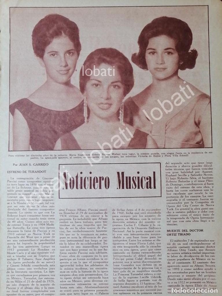 Collectionnisme d'affiches: AFICHE RETRO. FIESTA DE REBECA ZAPATA WALKER Y MAS 1960