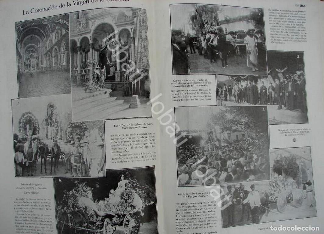 Collectionnisme d'affiches: CARTEL ANTIGUO ORIGINAL DE CORONACION DE LA VIRGEN DE LA SOLEDAD EN OAXACA 1909 /RLG