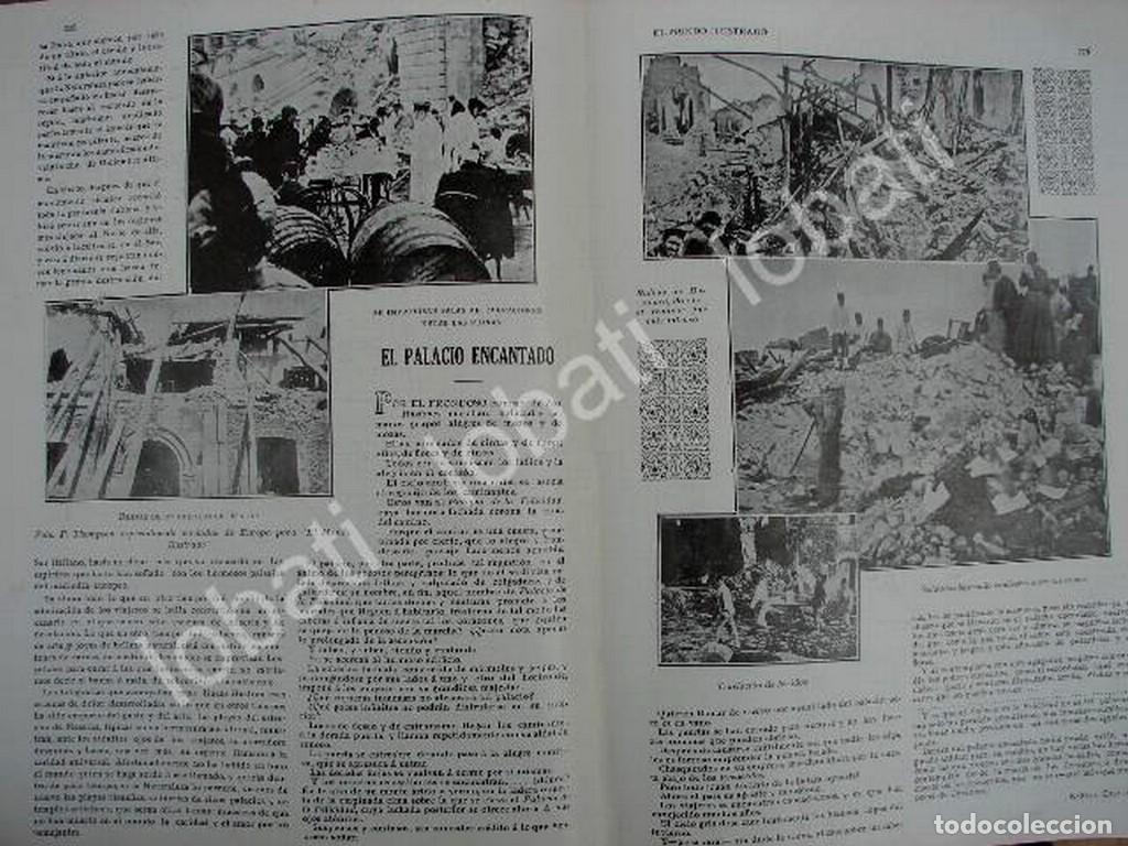 Collectionnisme d'affiches: CARTEL ANTIGUO ORIGINAL DE EL GRAN TERREMOTO DE MESSINA, ITALIA 1908 /RLG
