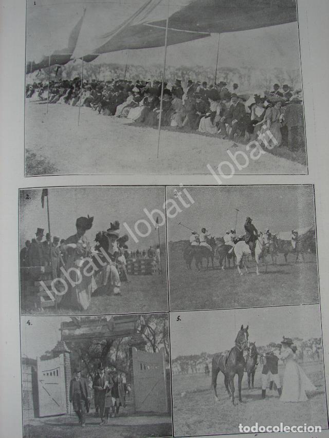 Collectionnisme d'affiches: CARTEL ANTIGUO ORIGINAL DE COMUNIDAD ALEMANA EN MEXICO Y FIESTAS POR GUILLERMO II, HIPICO 1909 /ASM
