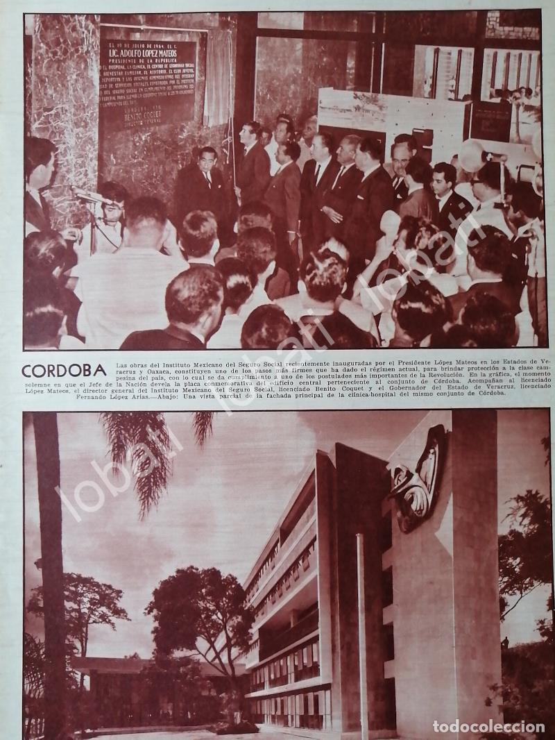 Collectionnisme d'affiches: AFICHE RETRO. INAUGURAN CLINICA IMSS. CORDOBA VER. 1964
