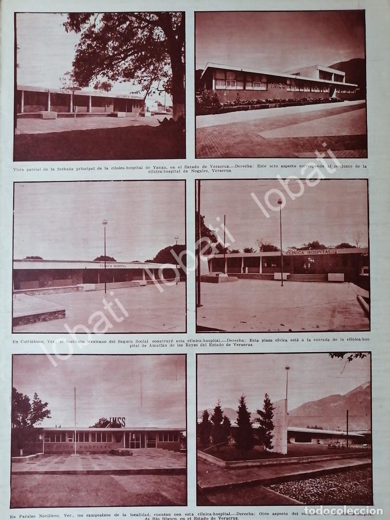 Collectionnisme d'affiches: AFICHE RETRO. NUEVAS CLINICAS EN VERACRUZ 1964