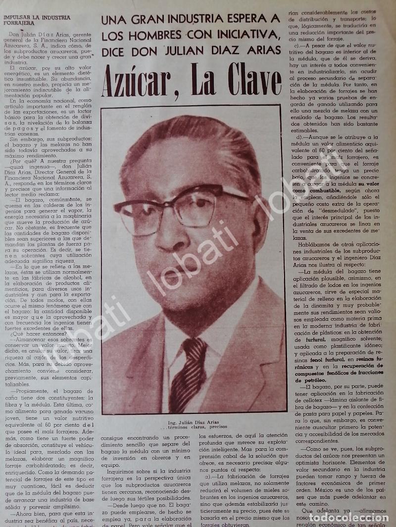 Collectionnisme d'affiches: AFICHE RETRO. JULIAN DIAZ ARIAS E INDUSTRIA AZUCARERA 1962