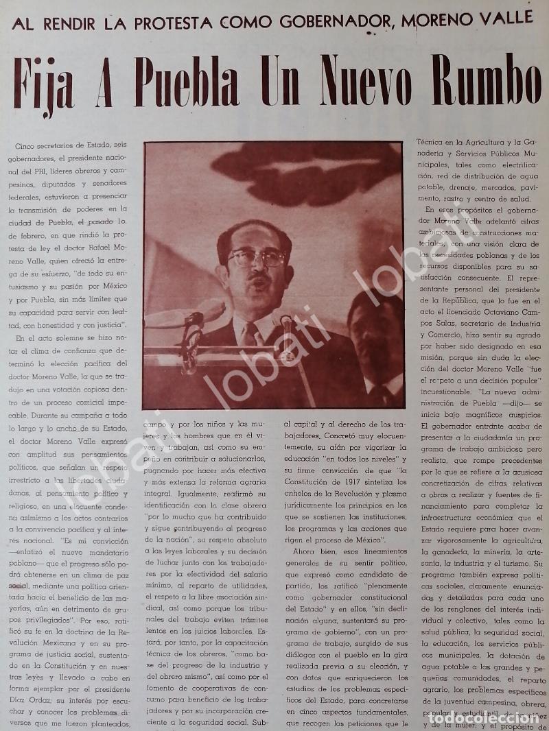 Collectionnisme d'affiches: AFICHE RETRO MORENO VALLE RINDE PROTESTA 1969