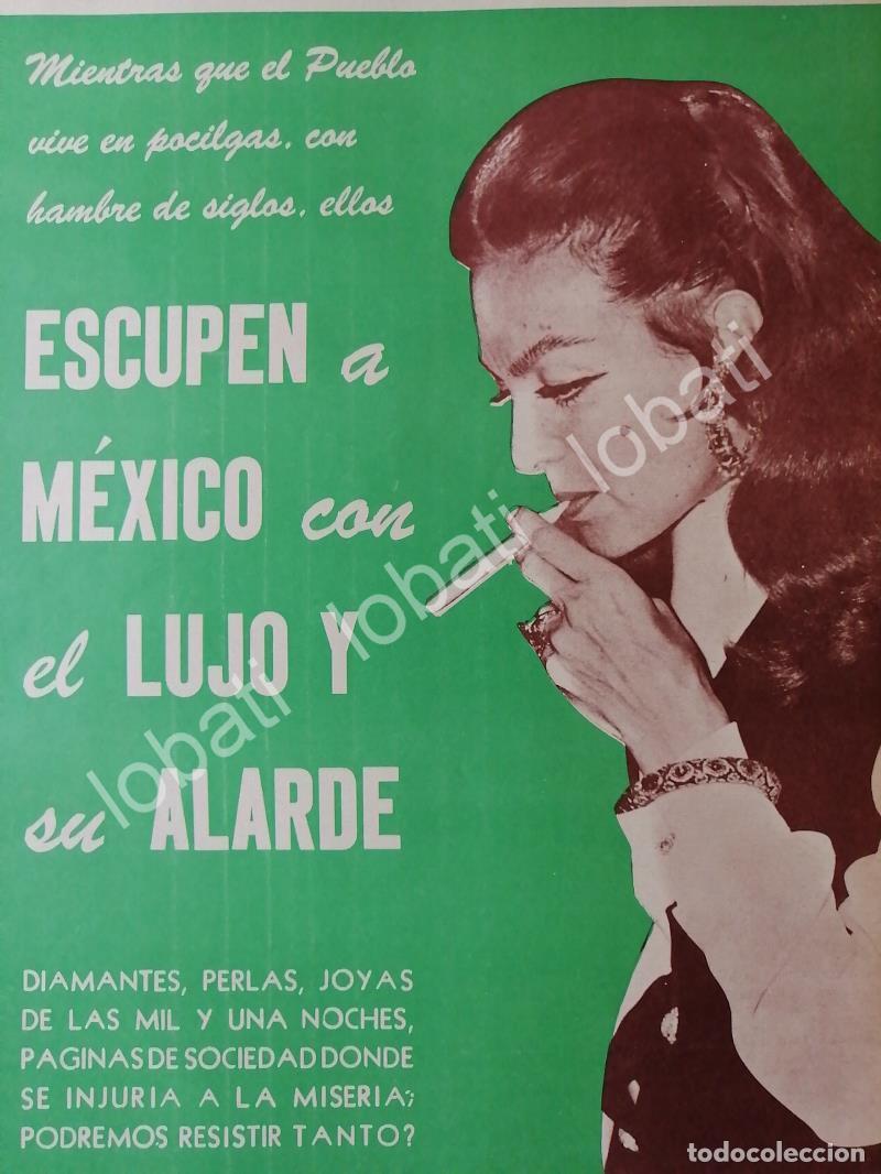 Collectionnisme d'affiches: AFICHE RETRO DURA CRITICA AMARIA FELIX POR CLASISTA 1969