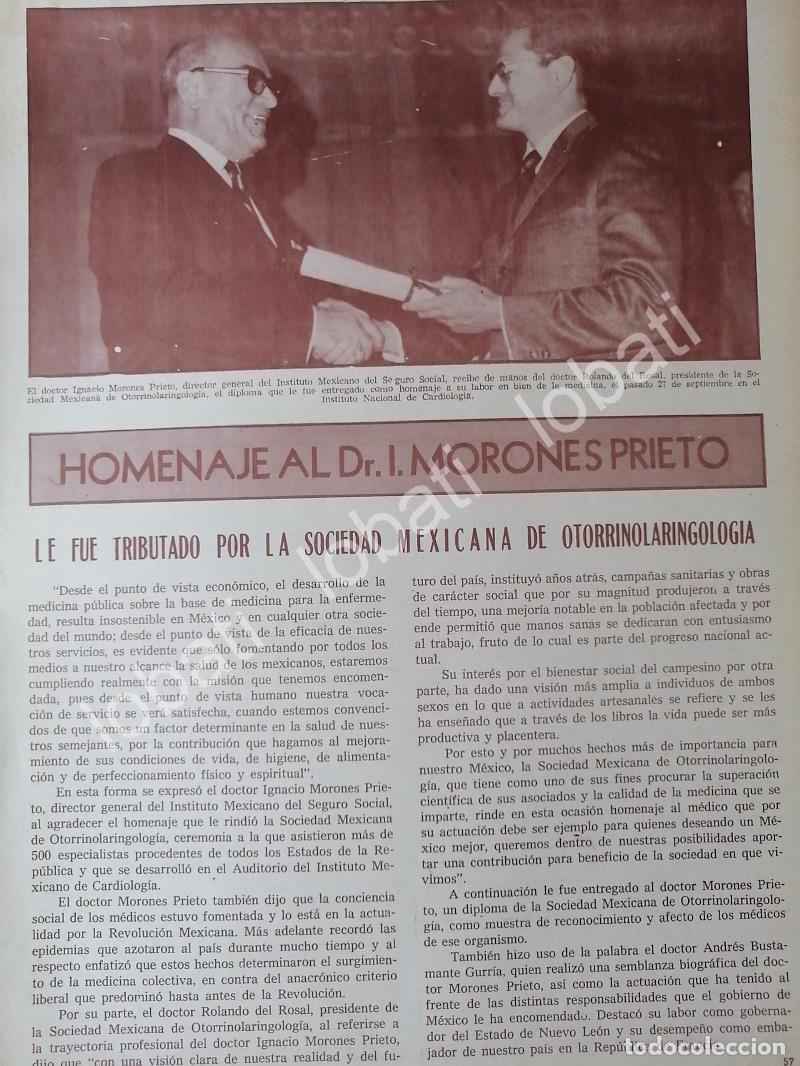 Collectionnisme d'affiches: AFICHE RETRO HOMENAJE A MORONES PRIETO 1969